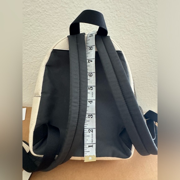 Coach Court Ivory Pebbled Leather Mini Backpack. - Picture 2 of 9